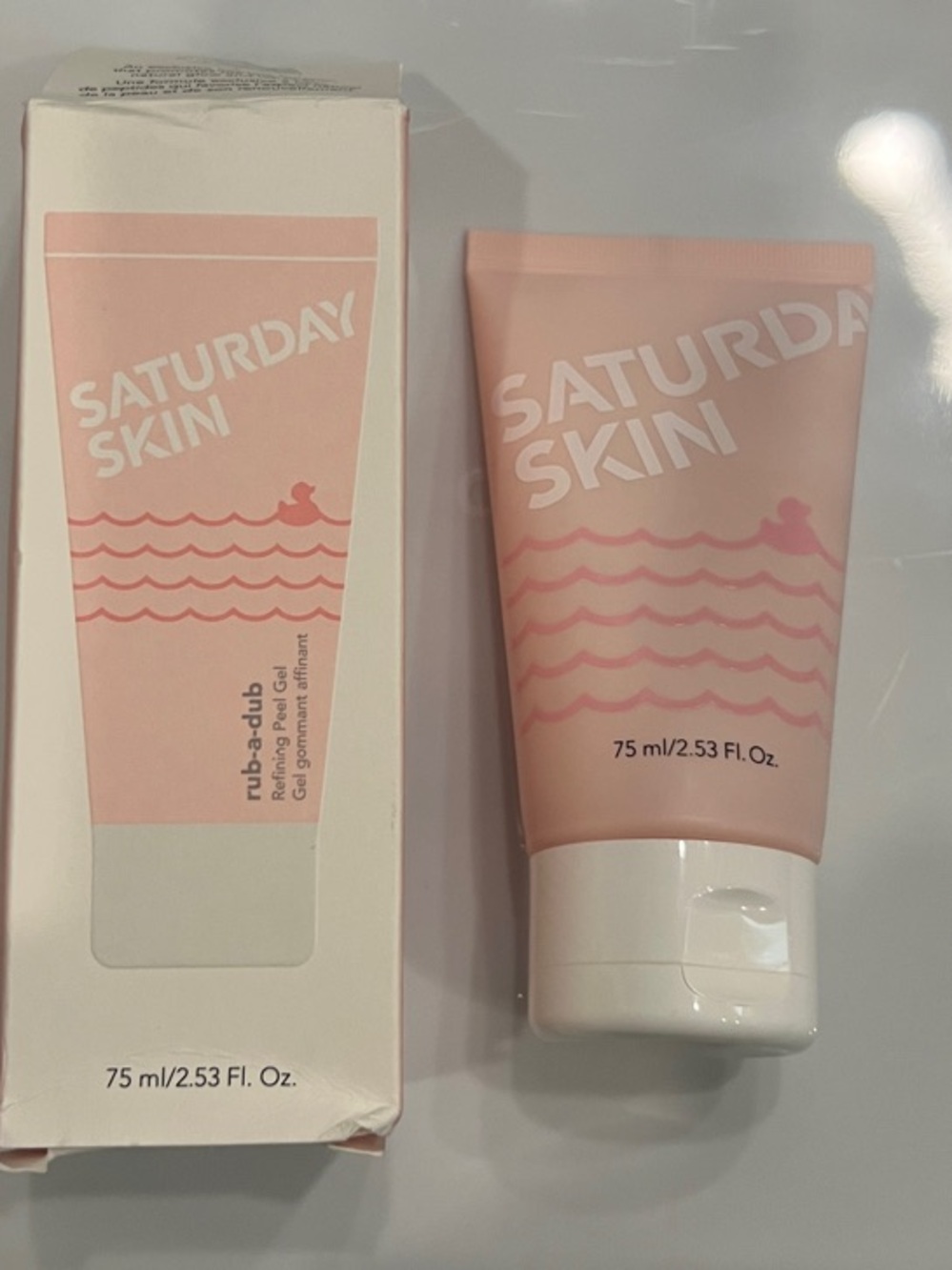 Saturday Skin Pink Exfoliating Peptide Gel Cleanser